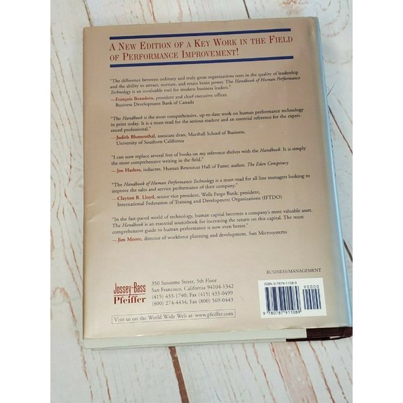 2nd Edition Handbook Of Human Performance Technology Improving Individual Book - Picture 4 of 12